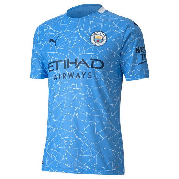 Tailandia Camiseta Manchester City Primera Equipación 2020-2021 Azul